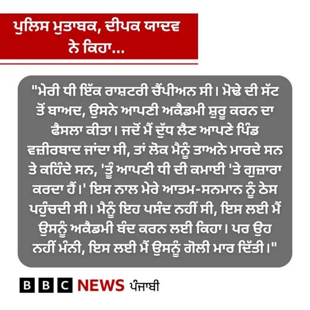 ਰਾਧਿਕਾ ਯਾਦਵ ਕਤਲ