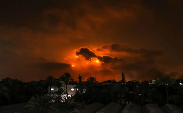 Bombardeos sobre la ciudad