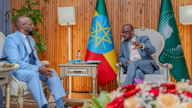 Ministir Di'eetaa Ministira Dhimma Alaa Itoophiyaa Ambaasaaddar Hadaraa Abarraa fi Itoophiyaatti ambaasaaddara US, Irviin Joose Masiingaa