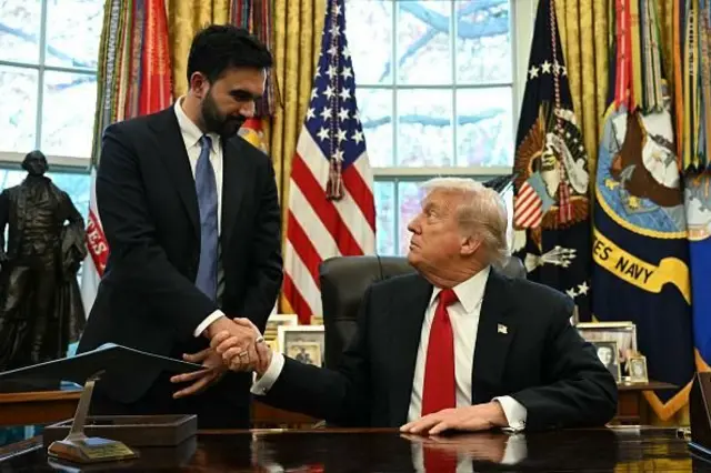 ማምዳኒ እና ትራምፕ በዋይት ሐውስ ኦቫል ኦፊስ
