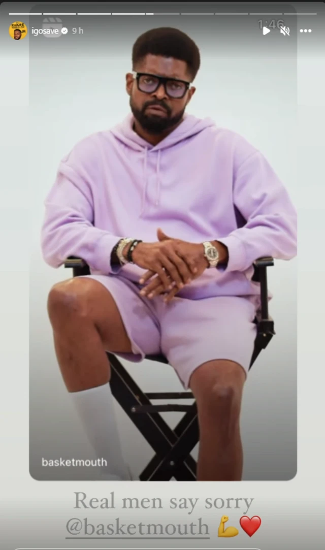 Basketmouth video for im stories