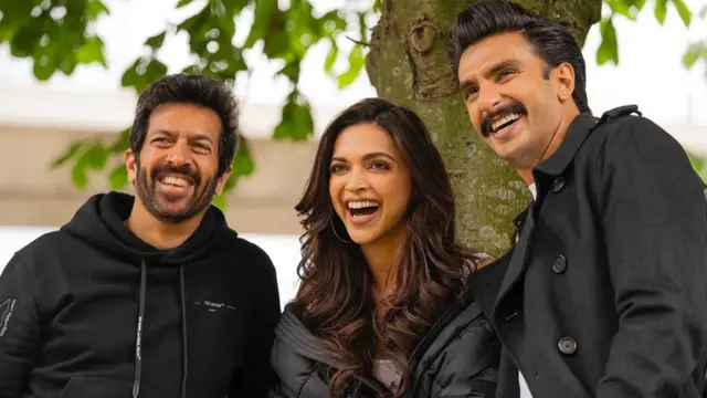 Deepika Padukone and Ranveer Singh and Kabir Khan