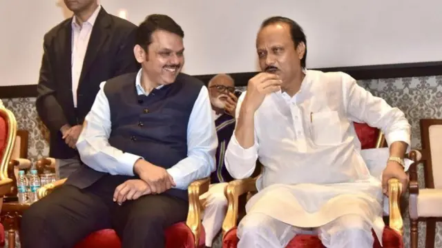देवेंद्र फडणवीस आणि अजित पवार