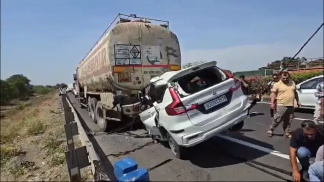 અકસ્માતનું દૃશ્ય