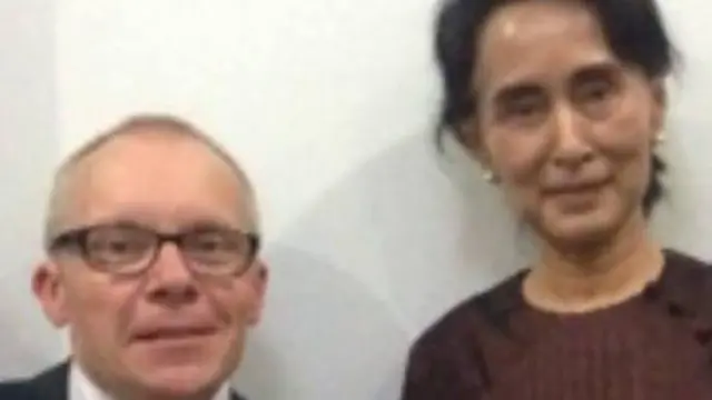 Sean Turnell and Aung San Suu Kyi