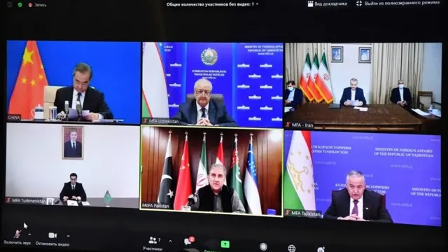 Видеоанжуман шаклида ўтказилган учрашув