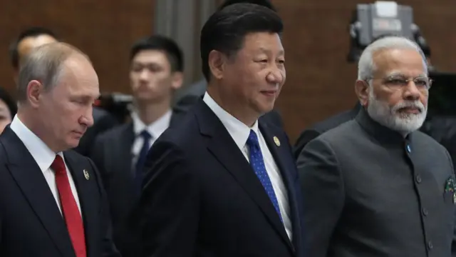 रूस, चीन और भारत