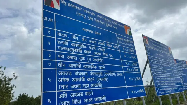 समृद्धी महामार्गावर आकारण्यात येणारा पथकर