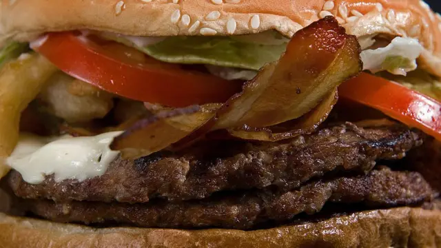 Un hamburguesa