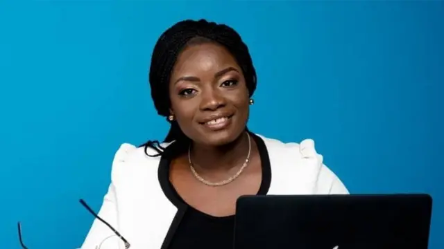 Zakiath Latoundji, la présidente de l'Union des Professionnels des Médias du Bénin (UPMB)