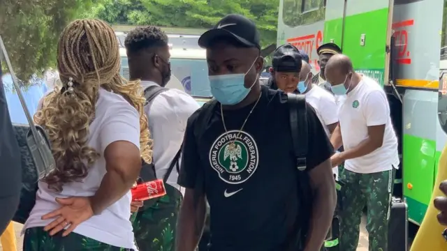 Ghana vs Nigeria play off: Super Eagles squad arrive Kumasi to clash Black Stars - Fotos