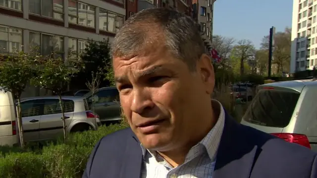 Rafael Correa, expresidente de Ecuador