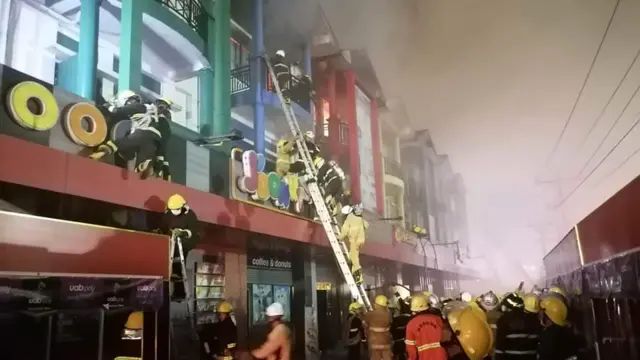 လှိုင်သာယာ စိန်ဂေဟာ မီးလောင်မှု