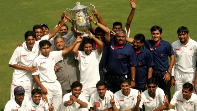 2008માં ગુજરાત ટીમે રણજી ટ્રોફી જીતી હતી