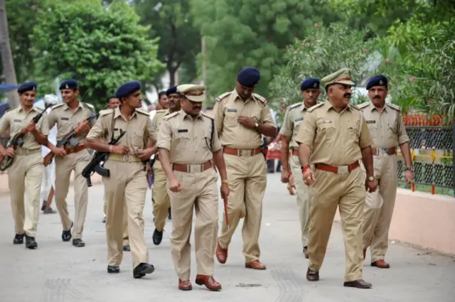 પોલીસ બંદોબસ્તની પ્રતીકાત્મક તસવીર