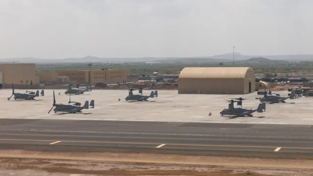 La base militar estadounidense en Yibuti a donde fueron enviados los migrantes por la administración Trump