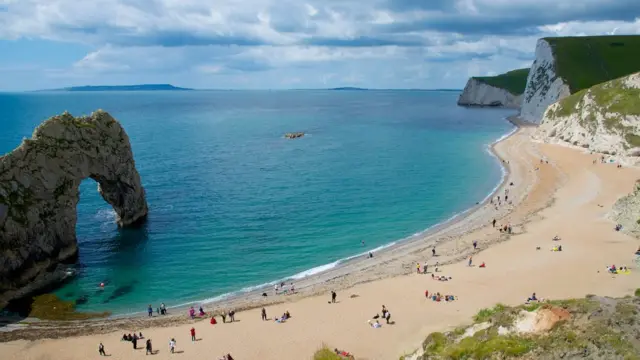 Пляж в Корнуолле