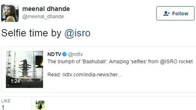 Selfie time @isro