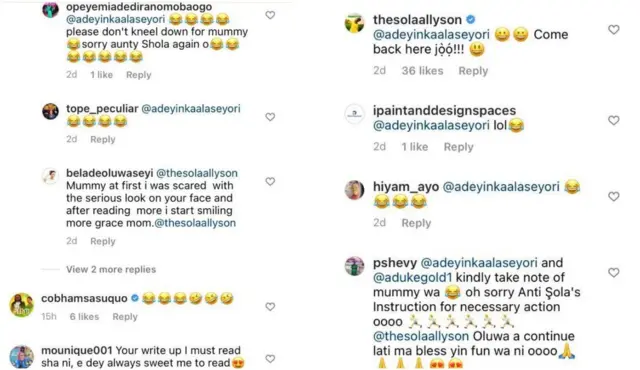 Adeyinka Alaseyori ati Sola Allyson
