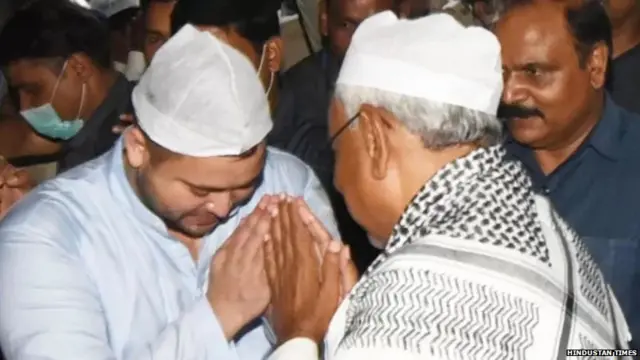 नीतीश के साथ तेजस्वी