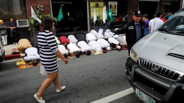 Rohingya, protes, Myanmar, Manila