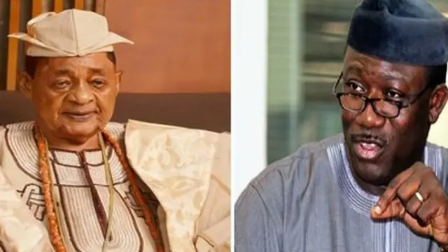 Alafin tilu Oyo ati Kayode Fayemi
