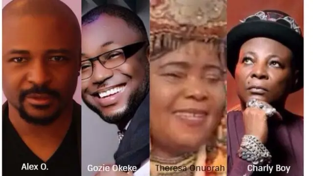 Alex O, Gozie Okeke, Theresa Onuorah,Charly Boy