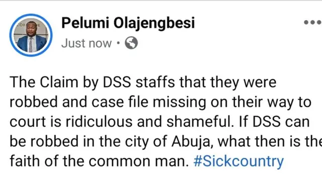 Pelumi Olajengbesi, Lawyer to Sunday Igboho aides