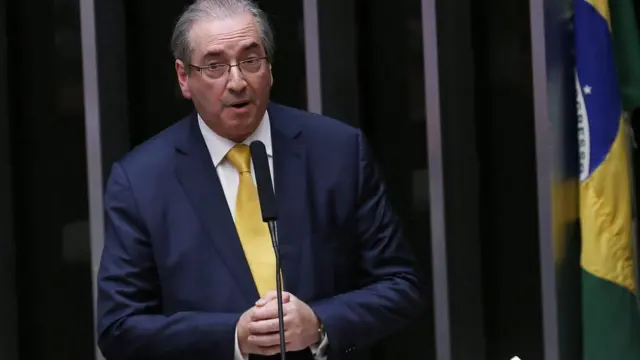 Eduardo Cunha discursa no Congresso