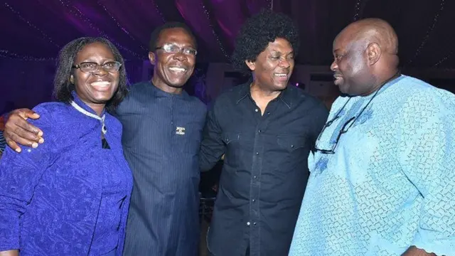 Cosmas na Charity Maduka, Tony Elumelu na Dele Momodu