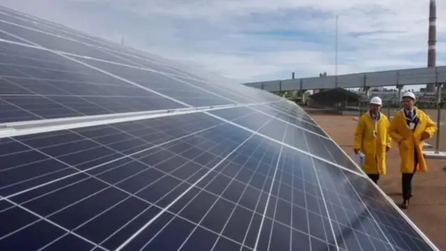 கைவிடப்பட்ட பகுதியில் அமைக்கப்பட்ட சூரிய சக்தி ஆலை