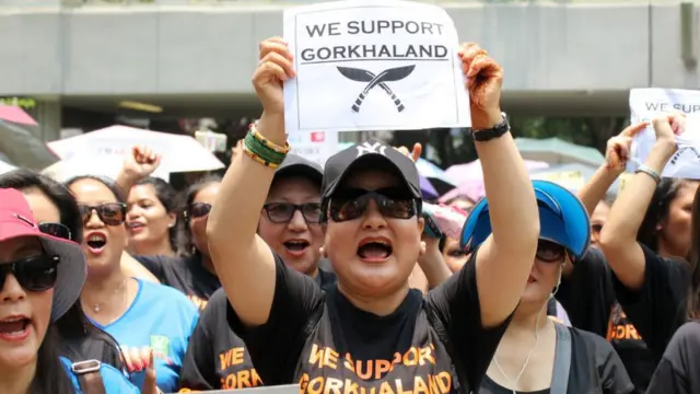 পূর্ব ভারতে স্বতন্ত্র গোর্খা রাজ্যের দাবির পেছনে চীনের ইন্ধন রয়েছে বলে অভিযোগ।
