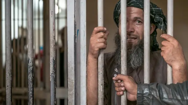 Prisionero de la cárcel.