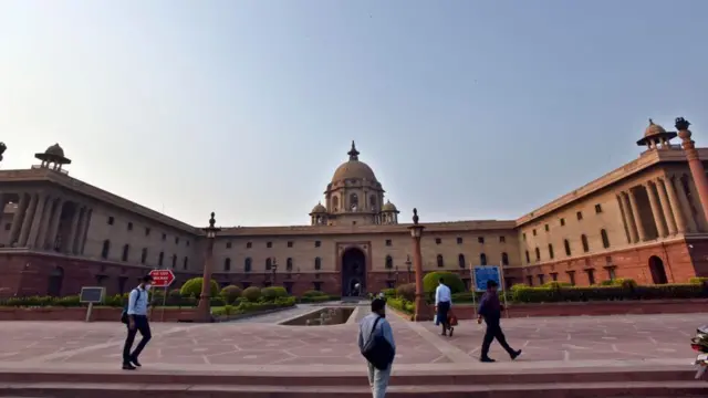 দিল্লির রাইসিনা হিলসে নর্থ ব্লক, যেখানে অবস্থিত ভারতের স্বরাষ্ট্র মন্ত্রণালয়