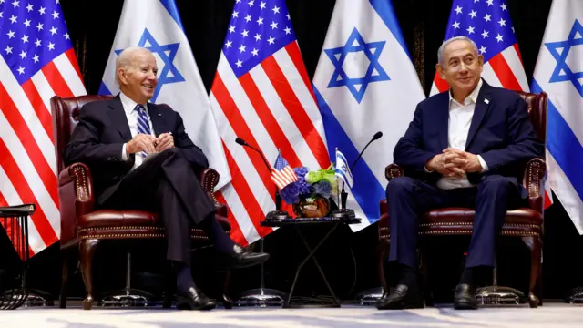 जो बाइडन र बेन्जमिन नेतन्याहू