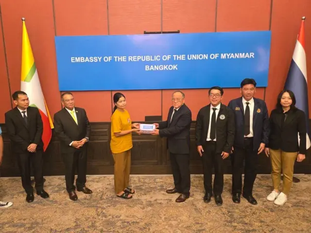 သေဆုံးအလုပ်သမား တစ်ယောက်ကို ဘတ် ၁ သန်းစီ နစ်နာကြေးပေး