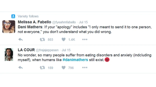 Reacciones en Twitter