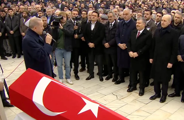 Cumhurbaşkanı Erdoğan ve Alatlı'nın cenazesi