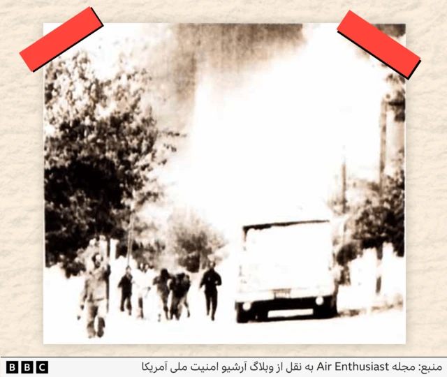 تنها عکس موجود از روز حمله ایران به تاسیسات عراق که توسط یک روزنامه نگار فرانسوی منتشر شد