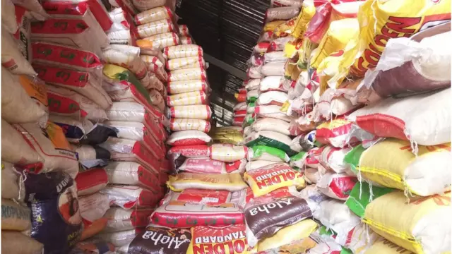 Aworan apo irẹsi ti ileeṣẹ aṣọbode gba lọwọ awọn fayawọ