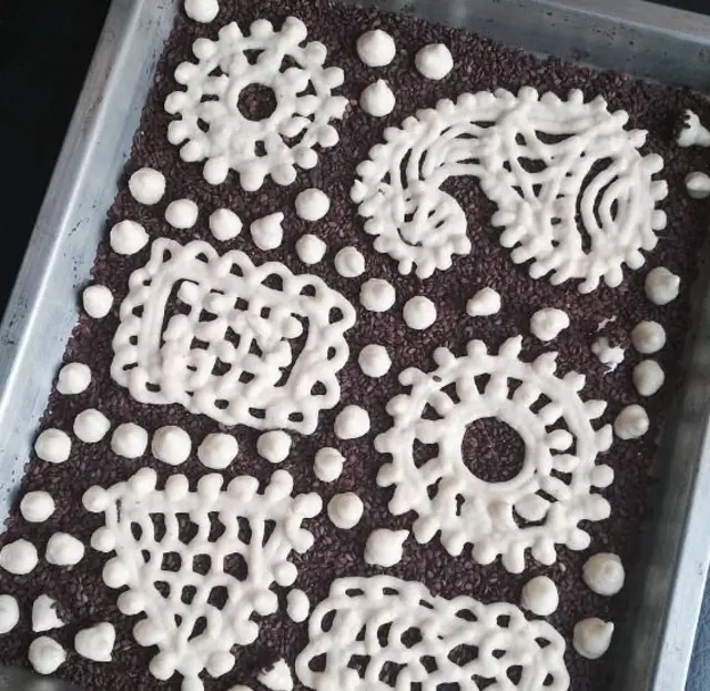 ગોહોના બોરી નાસ્તો વાનગી બંગાળ ફૂડ