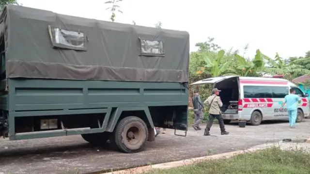 Evakuasi korban ledakan Garut