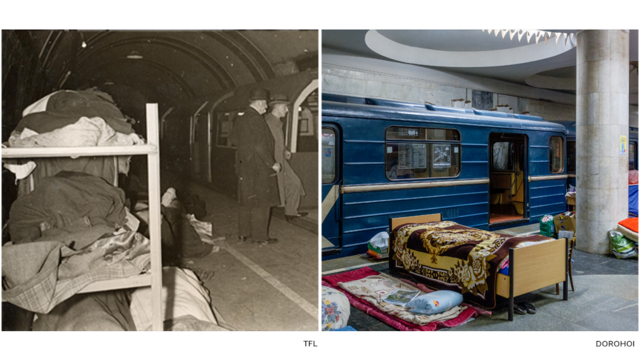 bomb shelter in the subway