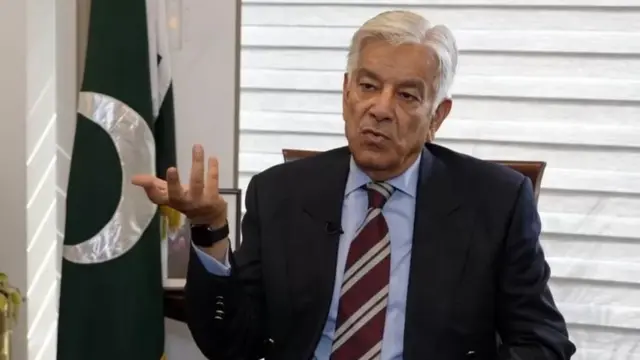 وفاقی وزیر دفاع خواجہ آصف