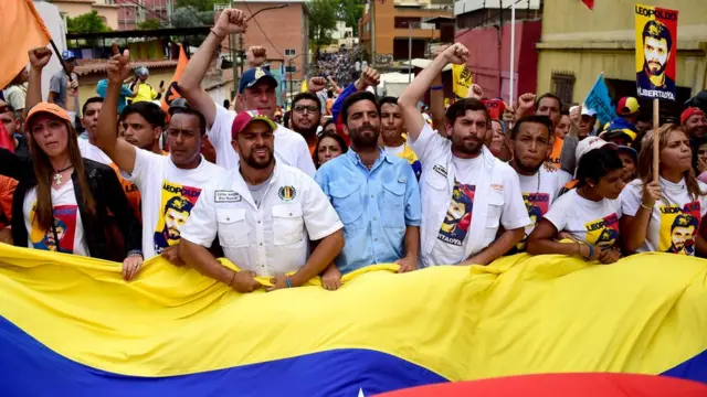 Manifestantes en el viernes