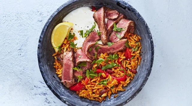 Bol de burrito au steak