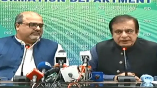 نواز شریف، تقریر، شہزاد اکبر، شبلی فراز