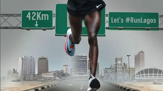 Person wey dey run for di marathon