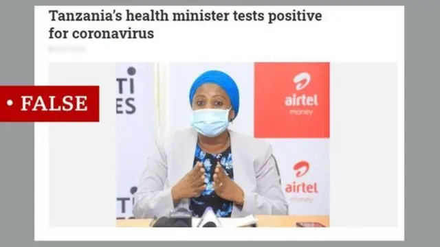 Taarifa ghushi kumhusu Waziri Ummy Mwalimu