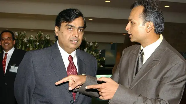 முகேஷ் அம்பானி, அனில் அம்பானி